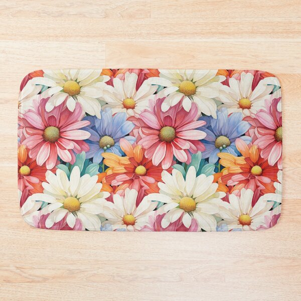 Item preview, Zinnia Tile 22: Rainbow Smiles in a Field of Daisy Dandelions and Sunshine of Nature's Confetti Party designed and sold by TheBrainArt.