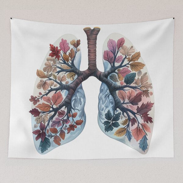 Item preview, Trees Are The Lungs of the Earth, Clean Healthy Lungs, No Smoking, Stop Smoking designed and sold by PrintShangri-La.