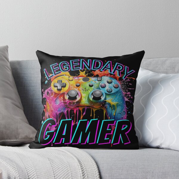 Item preview, Watercolour Paint Splash Xbox Video Game Controller Pink Glitch designed and sold by Pixels2Patterns.