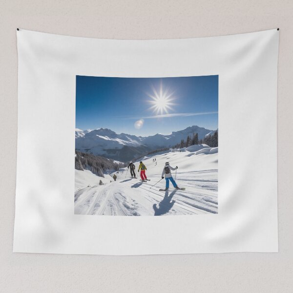 Item preview, Winter Adventure in a Stunning Mountain Landscape designed and sold by Shirtastically.