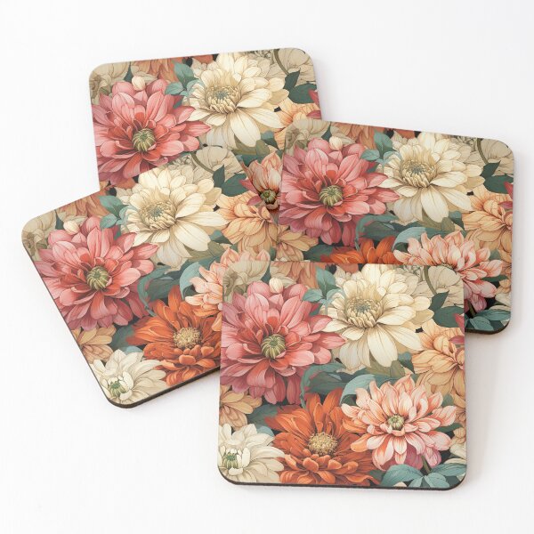 Item preview, Zinnia Tile 23: Rainbow Smiles in a Field of Daisy Dandelions and Sunshine of Nature's Confetti Party designed and sold by TheBrainArt.