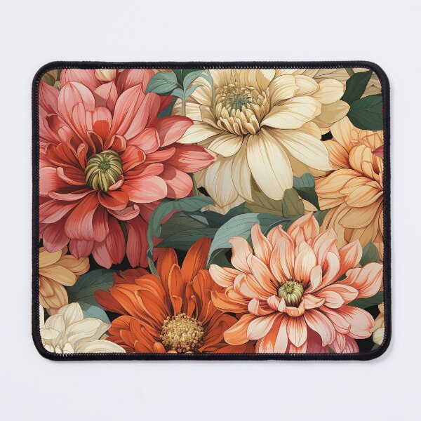 Item preview, Zinnia Tile 23: Rainbow Smiles in a Field of Daisy Dandelions and Sunshine of Nature's Confetti Party designed and sold by TheBrainArt.