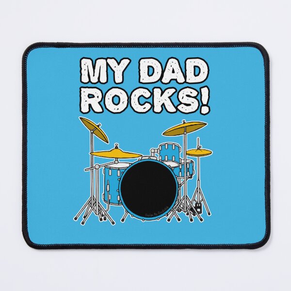 Item preview, My Dad Rocks Drums Drummer Father's Day designed and sold by doodlerob.