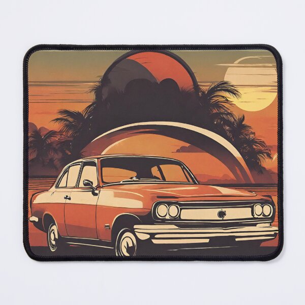 Item preview, Retro Classic Car in Sunset Background - AI Generated designed and sold by Artifylab.