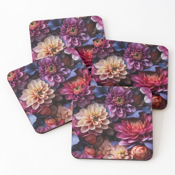Item preview, Zinnia Tile 25: Rainbow Smiles in a Field of Daisy Dandelions and Sunshine of Nature's Confetti Party designed and sold by TheBrainArt.