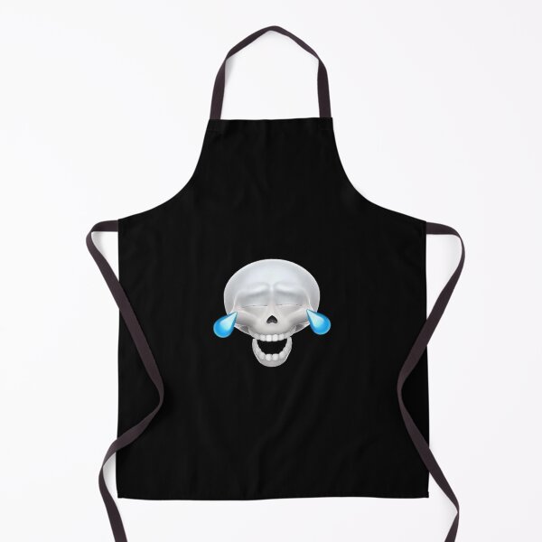 Item preview, Skeleton Skull Emoji Memoji Apple Crying Laughing meme funny silly designed and sold by bubbleiel.