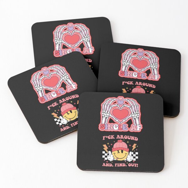 Item preview, Single Af Skeleton Hands Valentines Day  designed and sold by WoodburyLake.