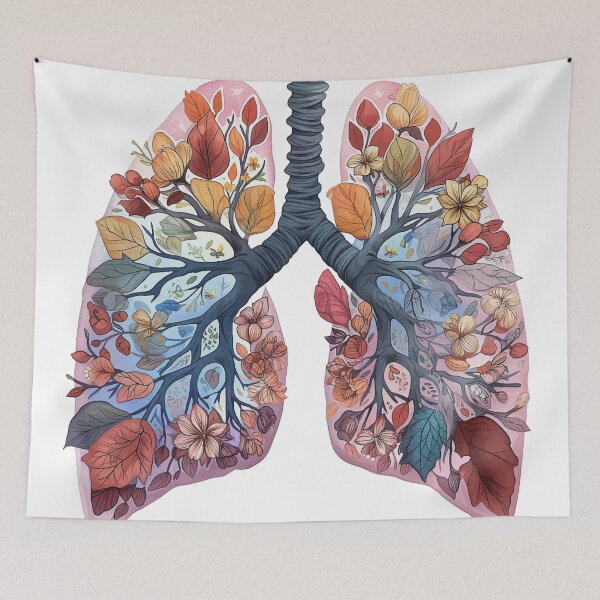 Item preview, Trees Are The Lungs of the Earth, Clean Healthy Lungs, No Smoking, Stop Smoking designed and sold by PrintShangri-La.