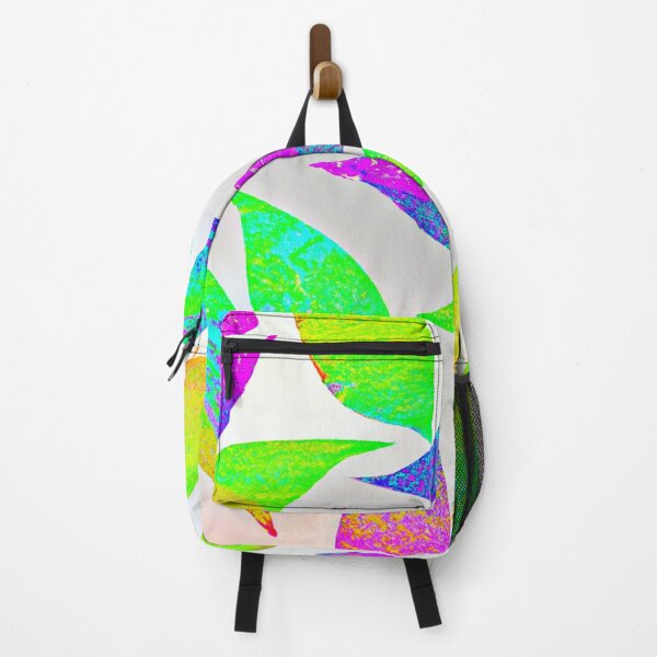 Item preview, Vibrant Neon Leaves Artful Pattern designed and sold by Health And Fitness Posts e-Store.