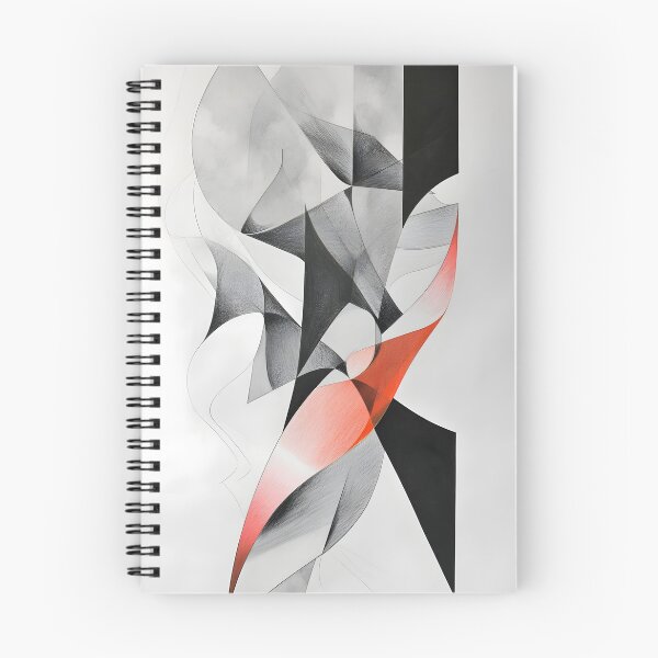 Item preview, Calm in Grayscale with a Colorful Twist designed and sold by GodoAbstractArt.
