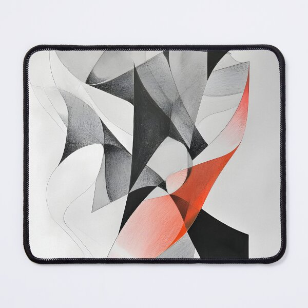 Item preview, Calm in Grayscale with a Colorful Twist designed and sold by GodoAbstractArt.