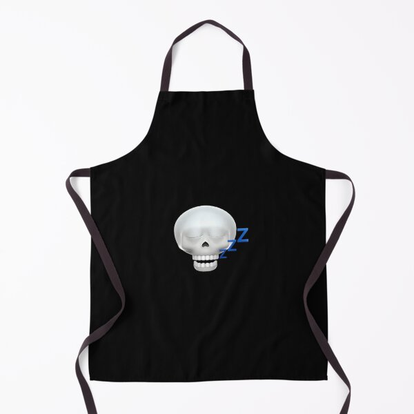 Item preview, Skeleton Skull Emoji Memoji Apple Sleeping meme funny silly designed and sold by bubbleiel.