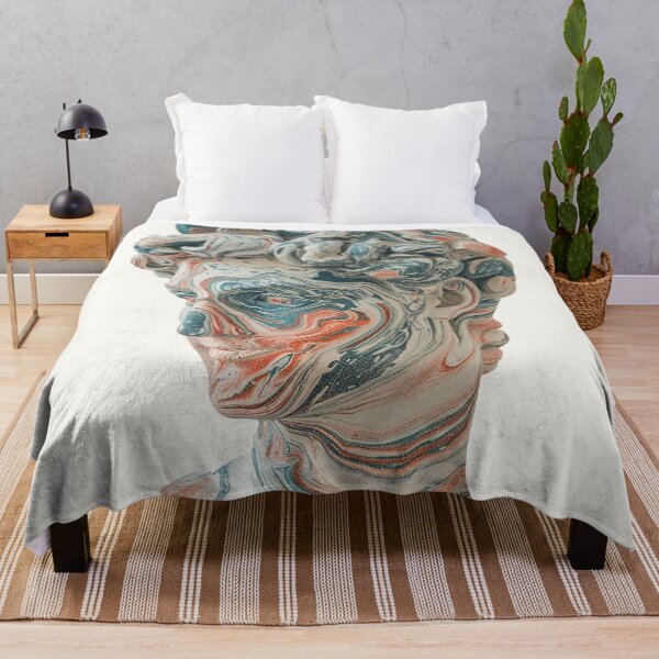 Item preview, Marbled Mystique: Abstract Art Bust Sculpture Print designed and sold by Retro Travel Design.
