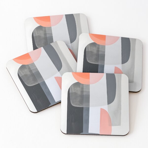 Item preview, Minimalist Harmony: Grayscale and Color designed and sold by GodoAbstractArt.