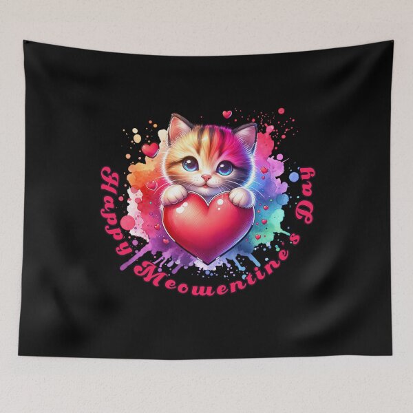 Item preview, Happy Meowentine's Day designed and sold by SeledineArt.