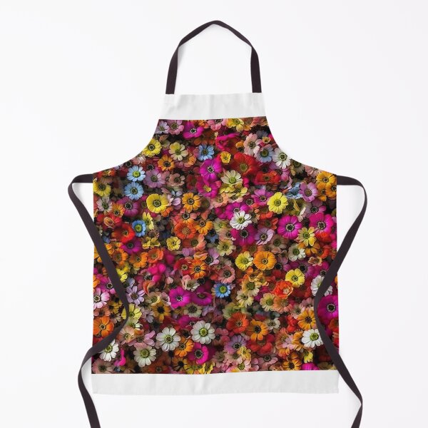 Item preview, Zinnia Tile 27: Rainbow Smiles in a Field of Daisy Dandelions and Sunshine of Nature's Confetti Party designed and sold by TheBrainArt.