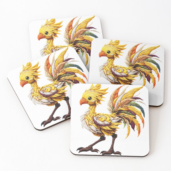 Artikelvorschau, Gestickter legendärer Chocobo-Vogel aus der Final Fantasy-Serie entworfen und verkauft von kylmllr101684.