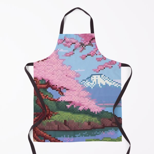 Item preview, Japan Cherry Blossom - Pixel Art designed and sold by Pixelartshirt.