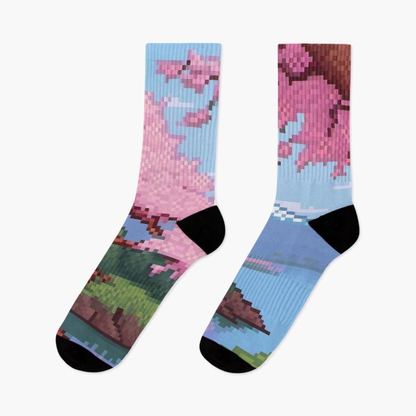 Item preview, Japan Cherry Blossom - Pixel Art designed and sold by Pixelartshirt.