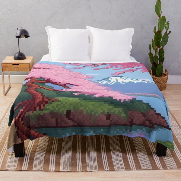 Item preview, Japan Cherry Blossom - Pixel Art designed and sold by Pixelartshirt.