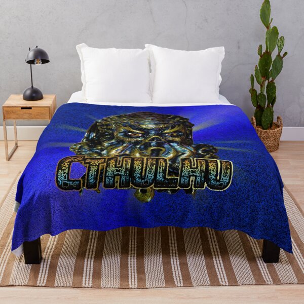 Item preview, Golden Blue Cthulhu designed and sold by TJDraws.