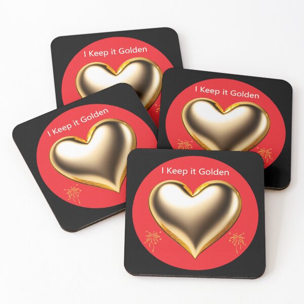 Item preview, Golden heart with text designed and sold by AD-Digital-Art.