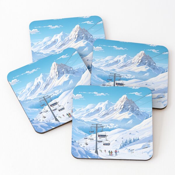 Item preview, Snowy Ski Getaway in the Mountains designed and sold by Shirtastically.