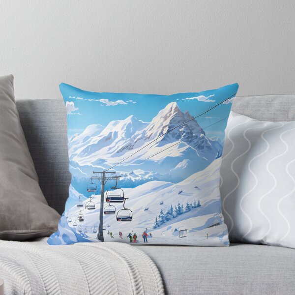 Item preview, Snowy Ski Getaway in the Mountains designed and sold by Shirtastically.
