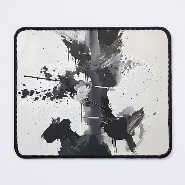 Item preview, Geometric Elegance in Grayscale and Color designed and sold by GodoAbstractArt.