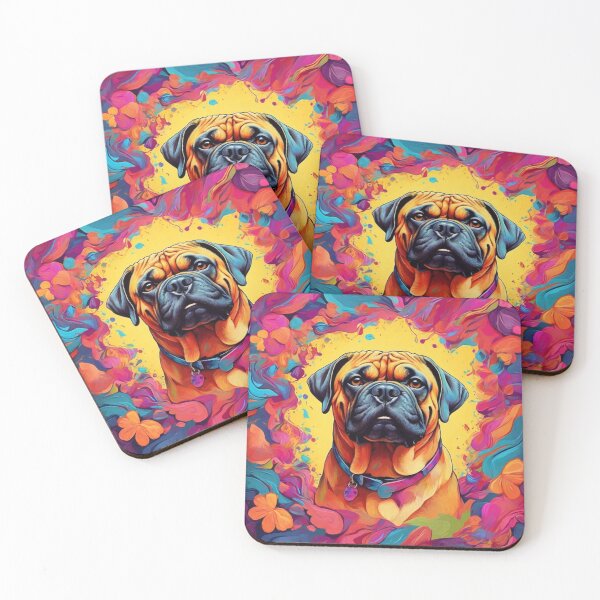 Item preview, Psychedelic Mastiff designed and sold by Cloe Dauplais.