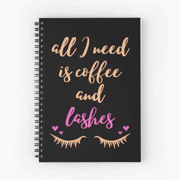 Item preview, ALL I NEED IS COFFEE AND LASHES designed and sold by Meandmyshop.