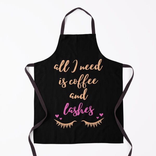 Item preview, ALL I NEED IS COFFEE AND LASHES designed and sold by Meandmyshop.