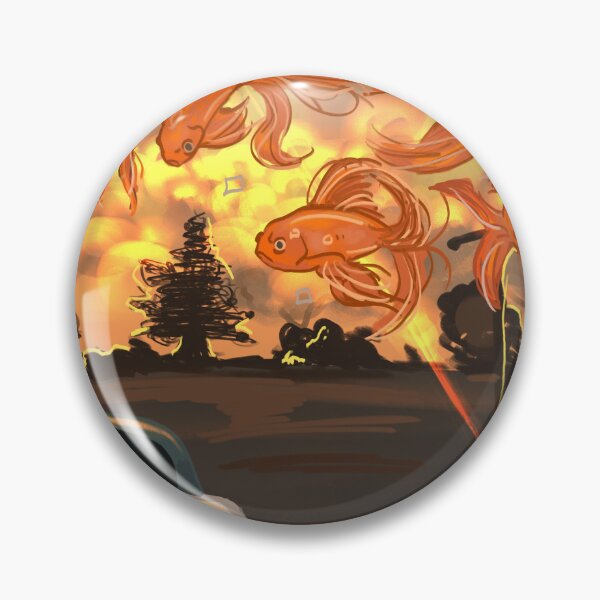 Item preview, sunset goldfish designed and sold by nellojam.