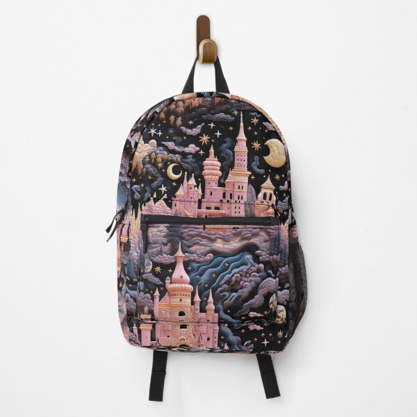 Item preview, Kingdom of Dreams: Pink Castles and Golden Moons designed and sold by BorczVisuals.