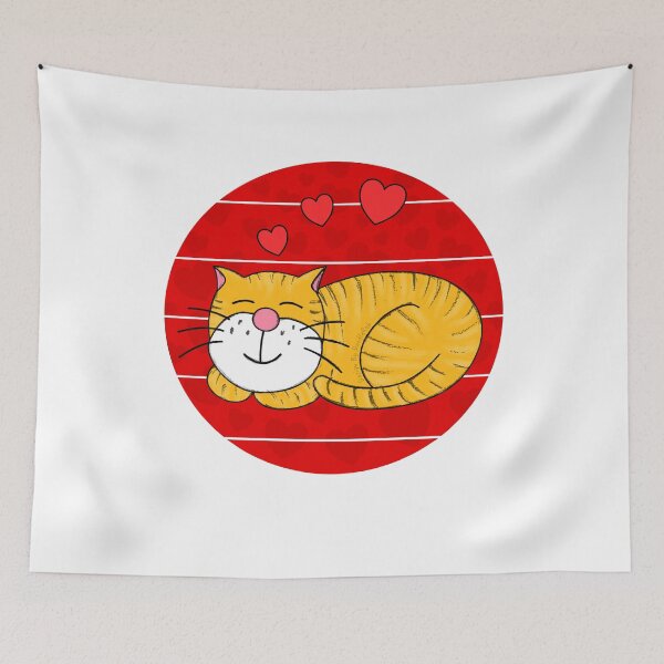 Item preview, Valentines Day Cat Wedding Anniversary designed and sold by doodlerob.