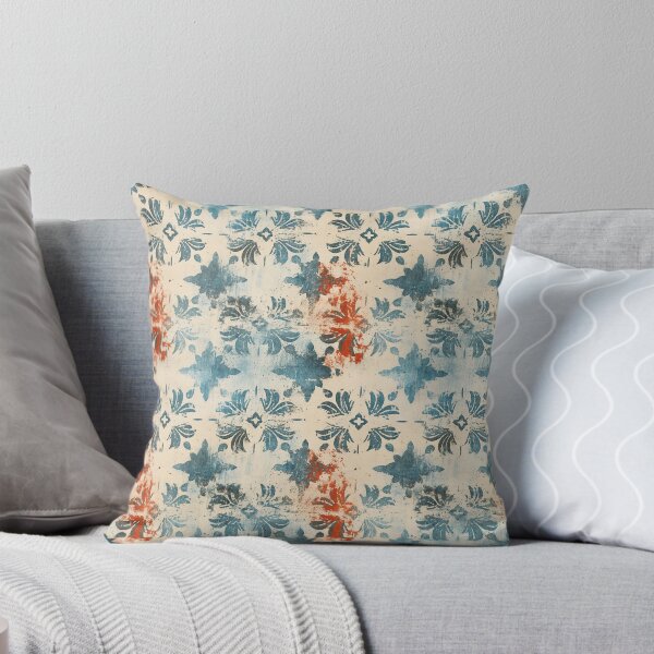 Item preview, Blue Weathered with Red Splash designed and sold by nicbeeseart.
