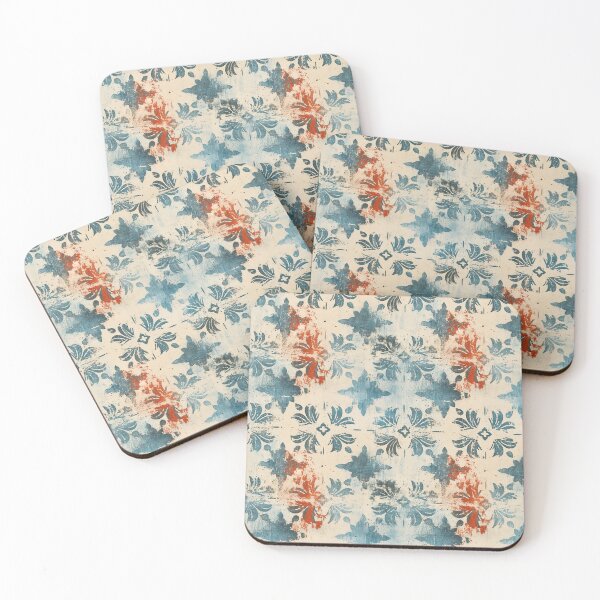Item preview, Blue Weathered with Red Splash designed and sold by nicbeeseart.
