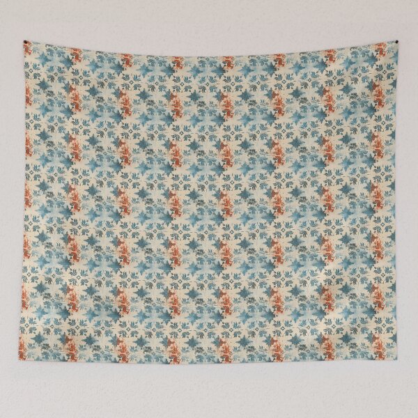 Item preview, Blue Weathered with Red Splash designed and sold by nicbeeseart.
