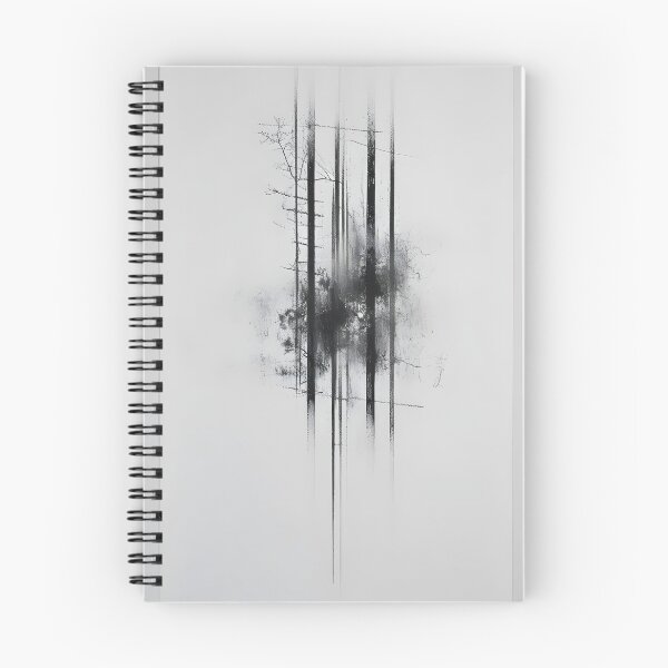 Item preview, Elegance in Abstraction: Grayscale with a Hint designed and sold by GodoAbstractArt.