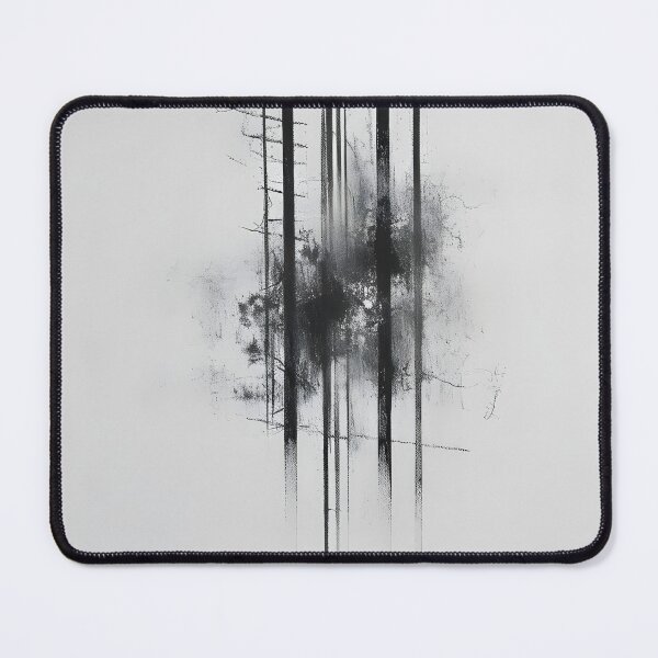 Item preview, Elegance in Abstraction: Grayscale with a Hint designed and sold by GodoAbstractArt.
