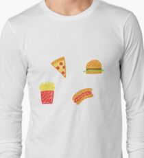Junk-Food Langarmshirt