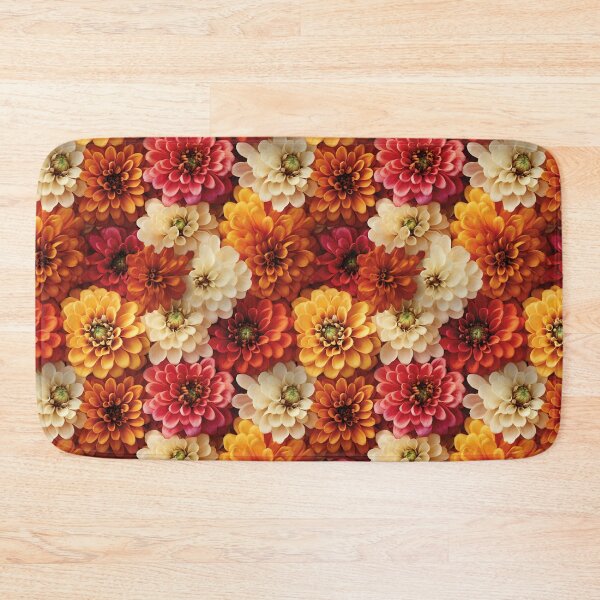 Item preview, Zinnia Tile 29: Rainbow Smiles in a Field of Daisy Dandelions and Sunshine of Nature's Confetti Party designed and sold by TheBrainArt.