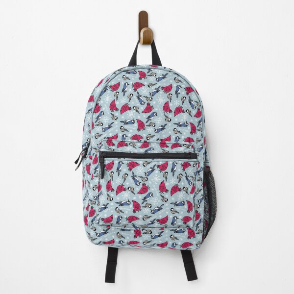 Item preview, brrrrd! - Tile Pattern - Blue Jay, Cardinal & Chickadee designed and sold by Tim Veiga.