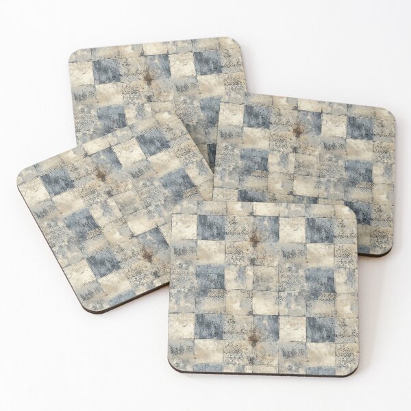 Item preview, Aged Blue Tile designed and sold by nicbeeseart.
