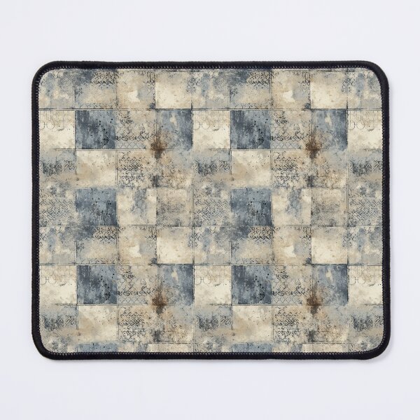 Item preview, Aged Blue Tile designed and sold by nicbeeseart.