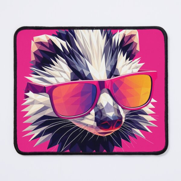 Item preview, Low poly skunk pop art designed and sold by pseudosiren.