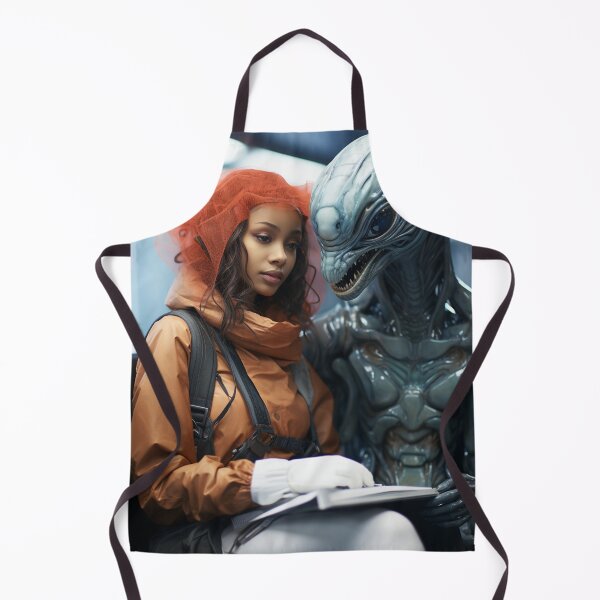 Item preview, Alien and girl in subway designed and sold by oilidesing.