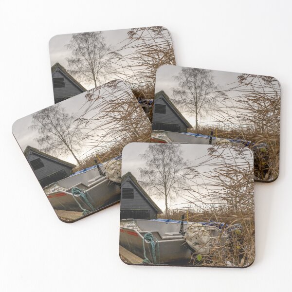 Item preview, Boats outside the boat shed on the RIver Ant designed and sold by yackers1.