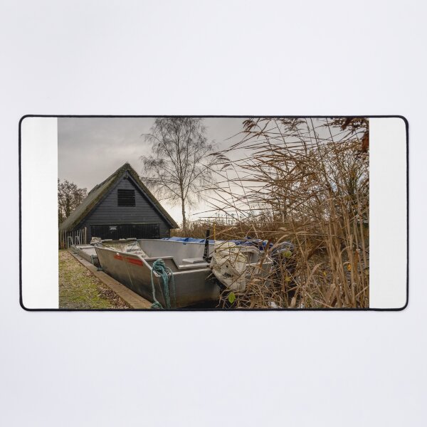 Item preview, Boats outside the boat shed on the RIver Ant designed and sold by yackers1.