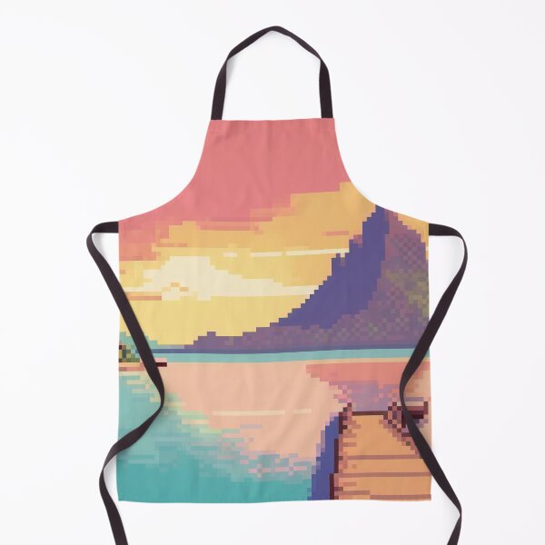 Item preview, Bora Bora, French Polynesia - Pixel Art designed and sold by Pixelartshirt.